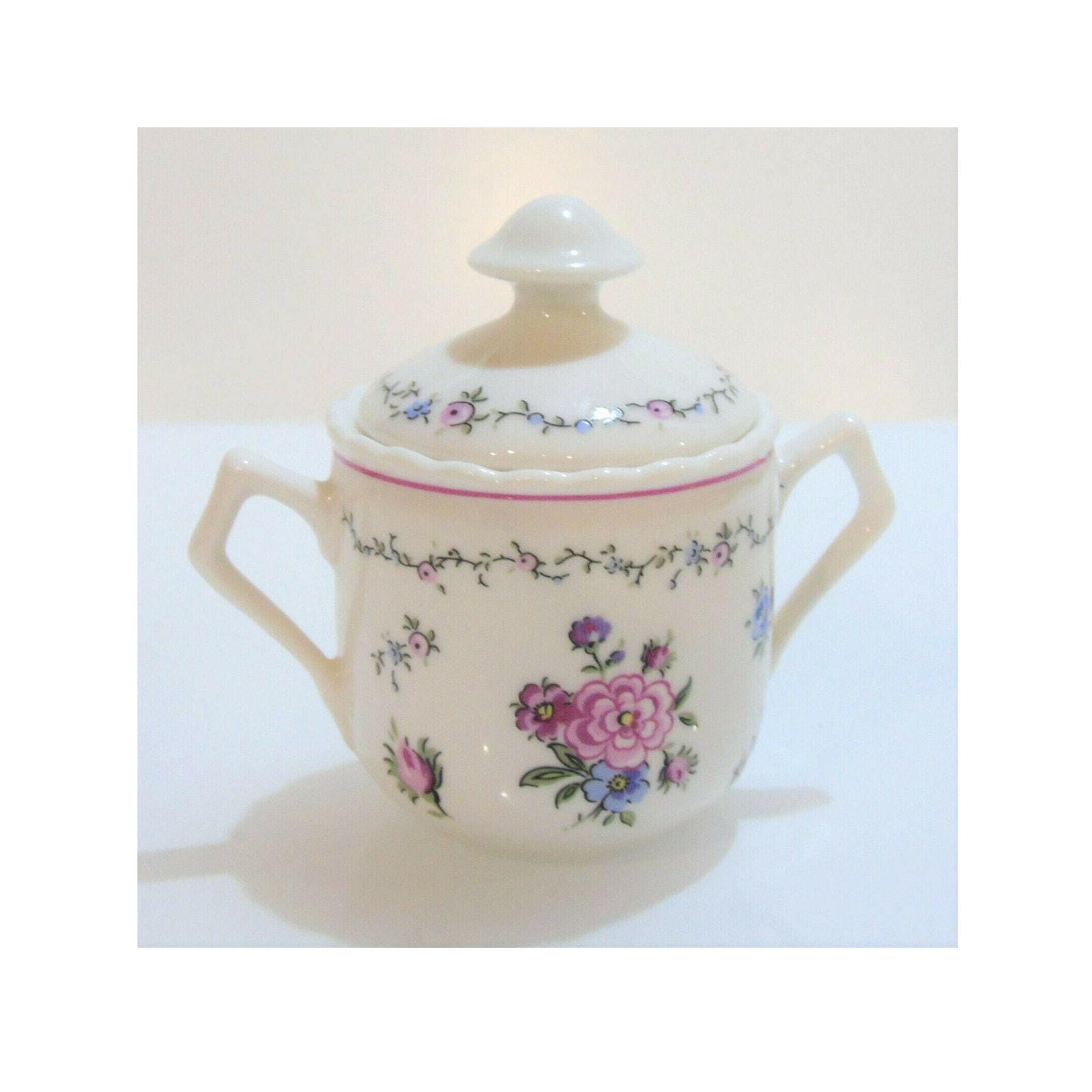 American Girl Pleasant Company Label Samantha Tea Set Porcelain