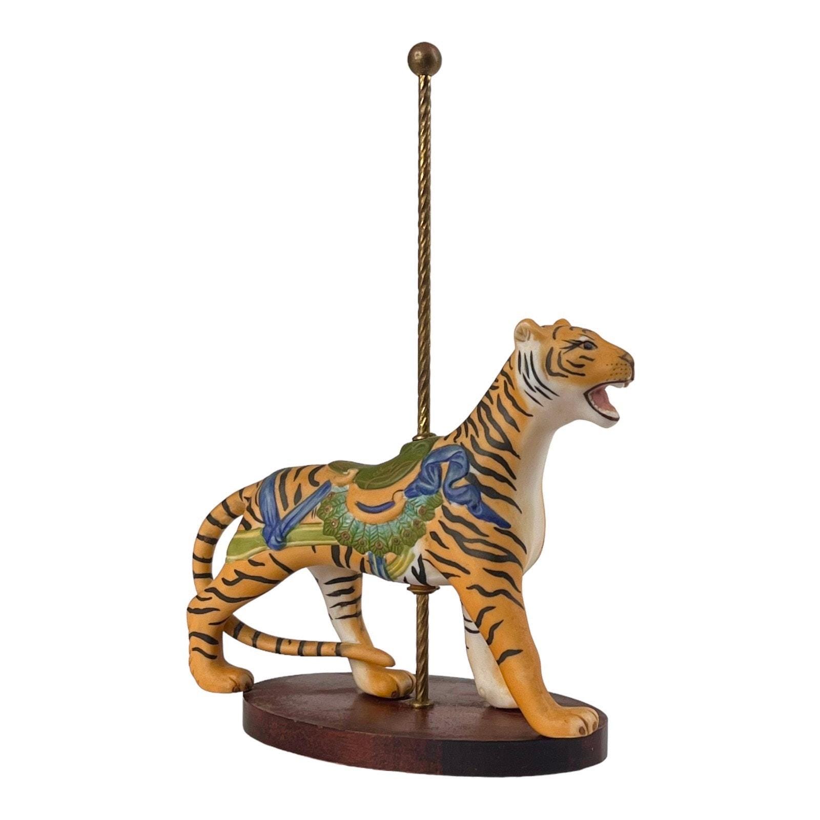 Franklin Mint Tiger Carousel Figurine 7