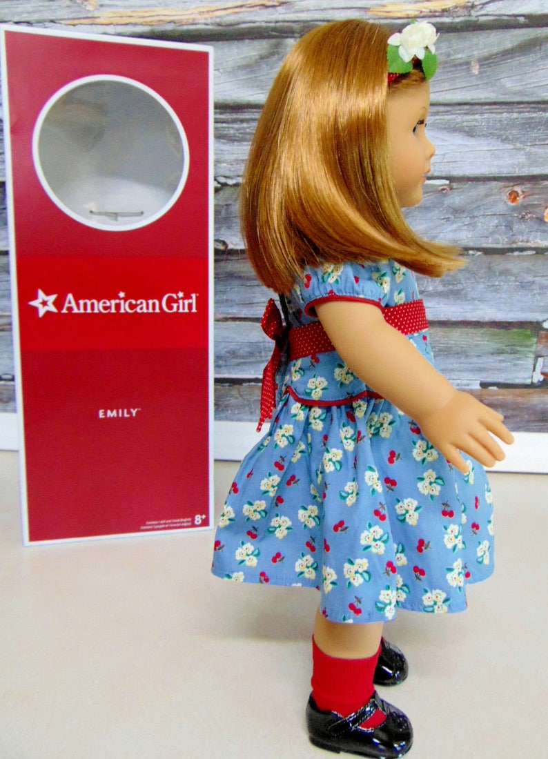Retired NEW 18 American Girl EMILY DOLL Meet Outfit Etsy UK