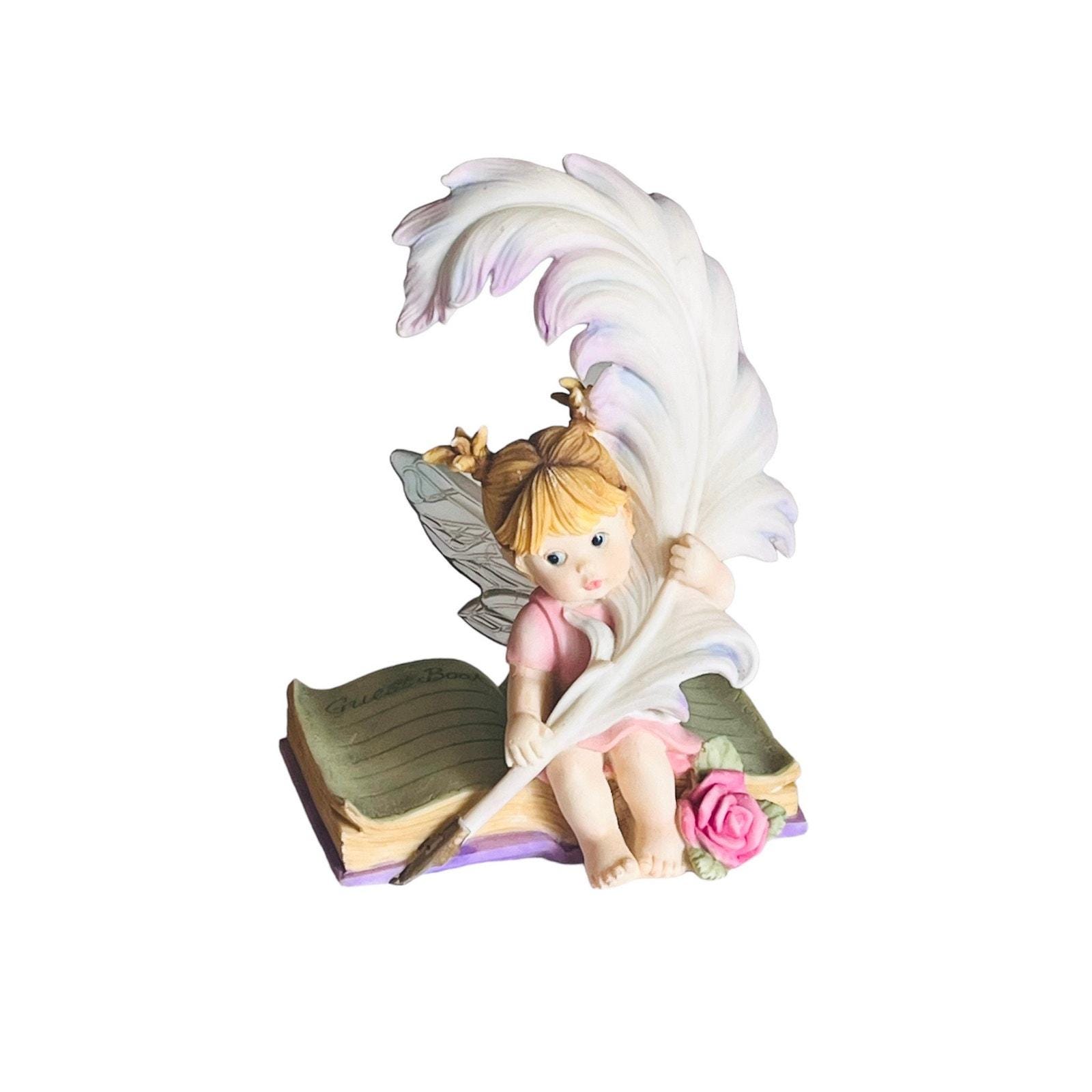 My Little Kitchen Fairies GUEST BOOK FAIRIE Wedding Baby Shower Fairy Figurine