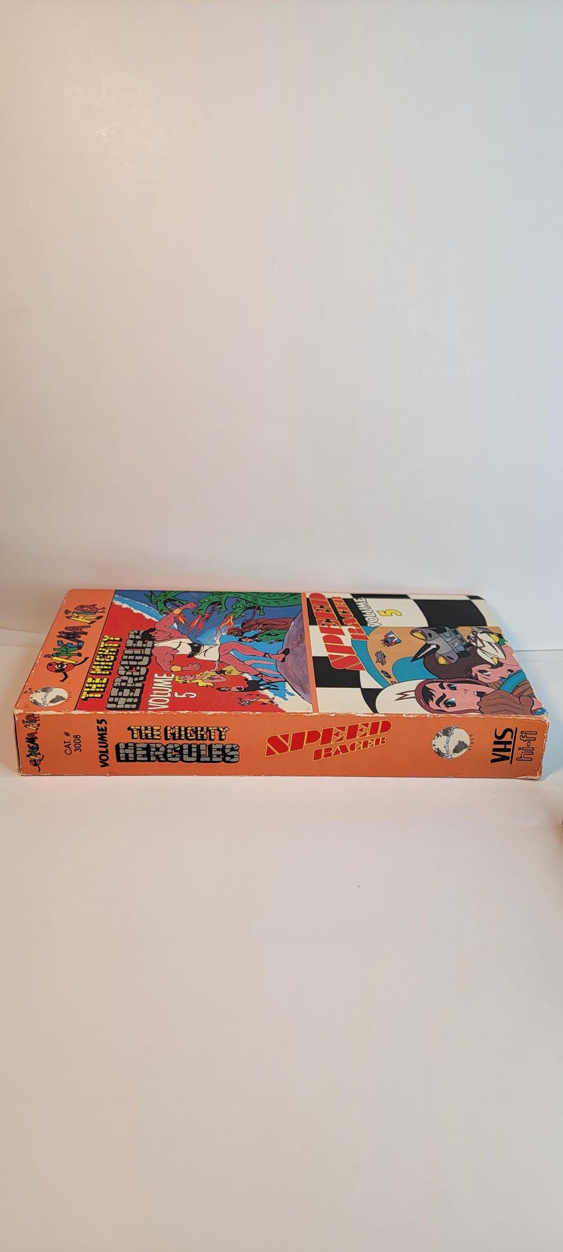 Speed Racer Volume 5 Speed Racer&mighty Hercules Vol 5 Cartoon VHS Episodes Cinema Kid 1986 ...