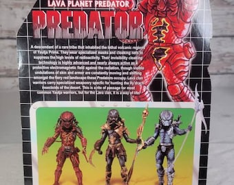Neca Series 10 Kenner Tribute Lava Planet Predator 7