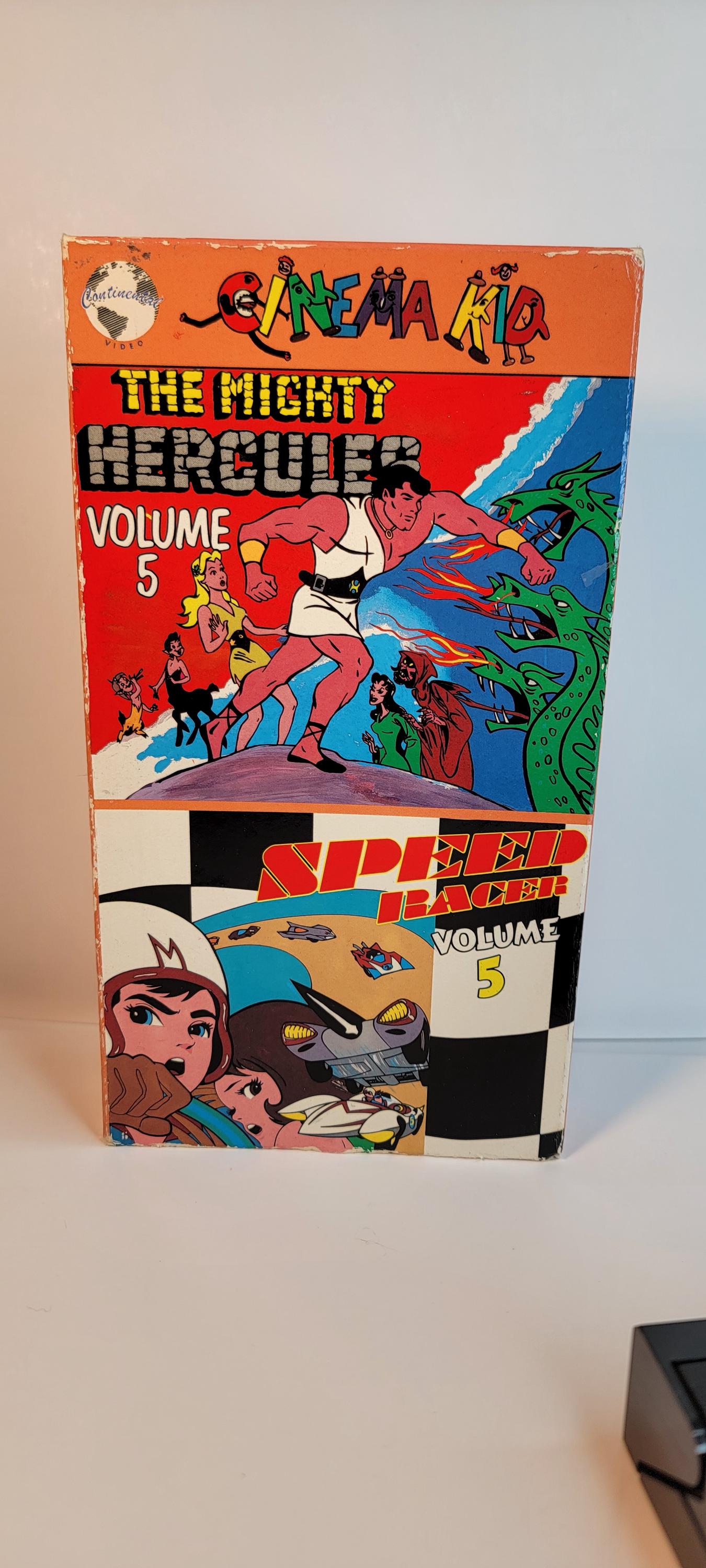 Speed Racer Volume 5 Speed Racer&mighty Hercules Vol 5 Cartoon VHS Episodes Cinema Kid 1986 ...