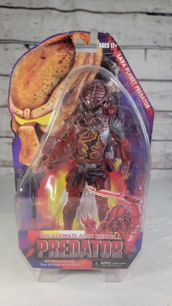 Neca Series 10 Kenner Tribute Lava Planet Predator 7