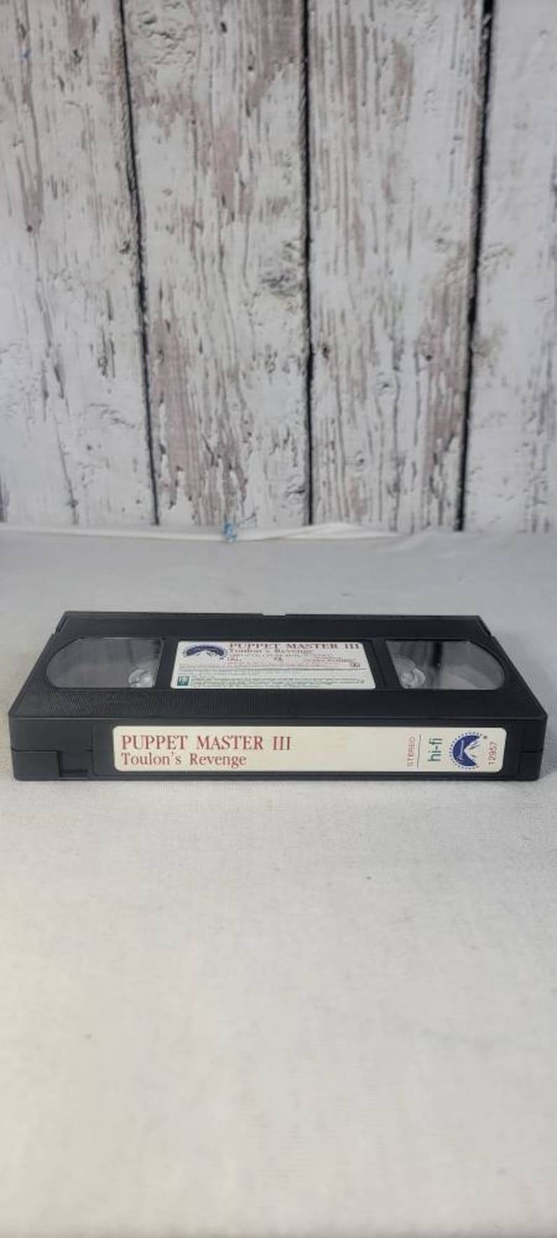 Puppet Master 3 Vhs Tape Ex Rental Etsy