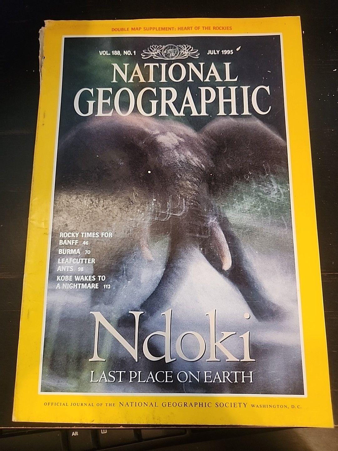 National Geographic Magazines 1995 - Etsy