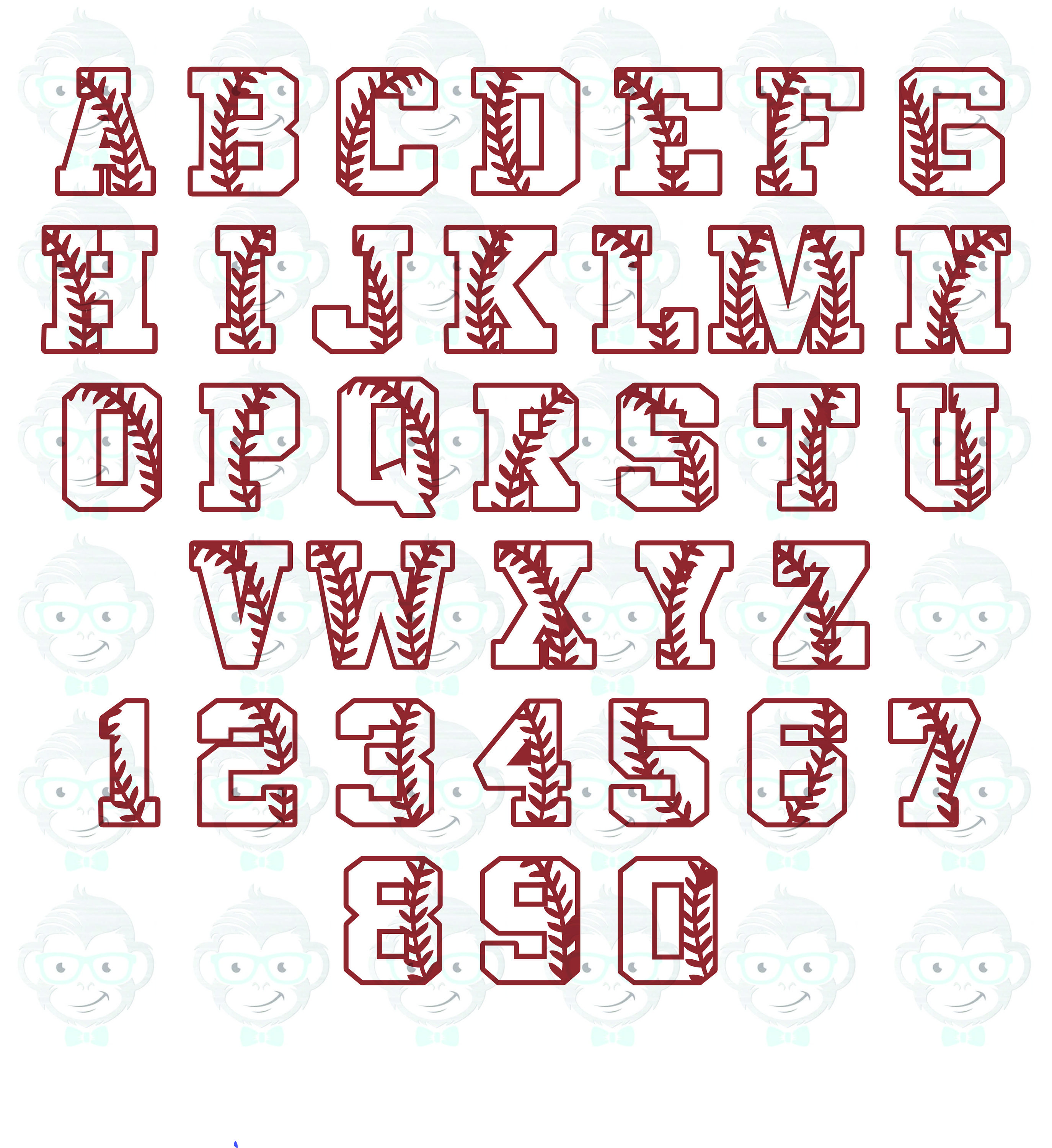 25-baseball-font-svg-svg-fonts-baseball-svg-font-sport-alphabet