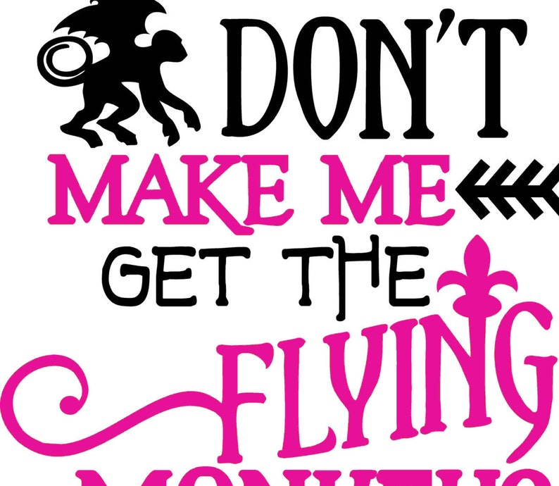 Download Flying Monkeys vectoriel svg dxf eps couper fichier | Etsy