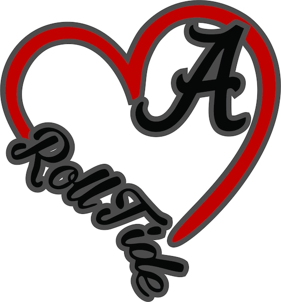 Download Bama Roll Tide Cut File Silhouette Cricut File Alabama Design Dxf Eps Svg Home Craft Shirt