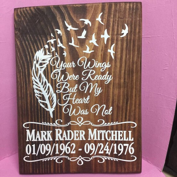Download Free Your Wings Were Ready But My Heart Was Not Instant Digital Etsy SVG Cut Files