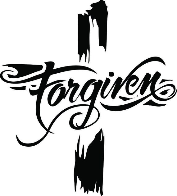 Download Forgiven Cross Svg File for silhouette cutting crafting | Etsy