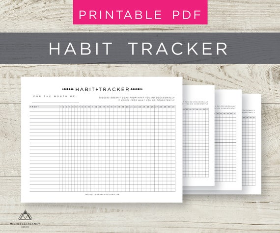 Pattern Tracker planner printable, 30 working day Pattern problem, Function Planner, Every month Routines, A4, US letter dimension, Intent tracker, Printable pdf picture regarding Monthly Goal Tracker Printable identify Practice Tracker planner printable, 30 working day Pattern trouble, Objective Planner, Month-to-month Behavior, A4, US letter dimensions, Purpose tracker, Printable pdf