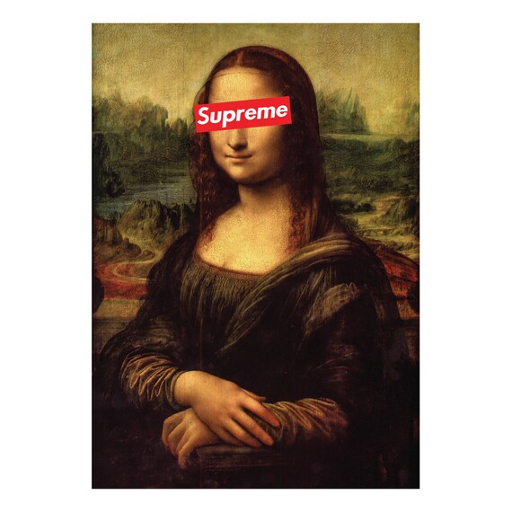 supreme x mona lisa