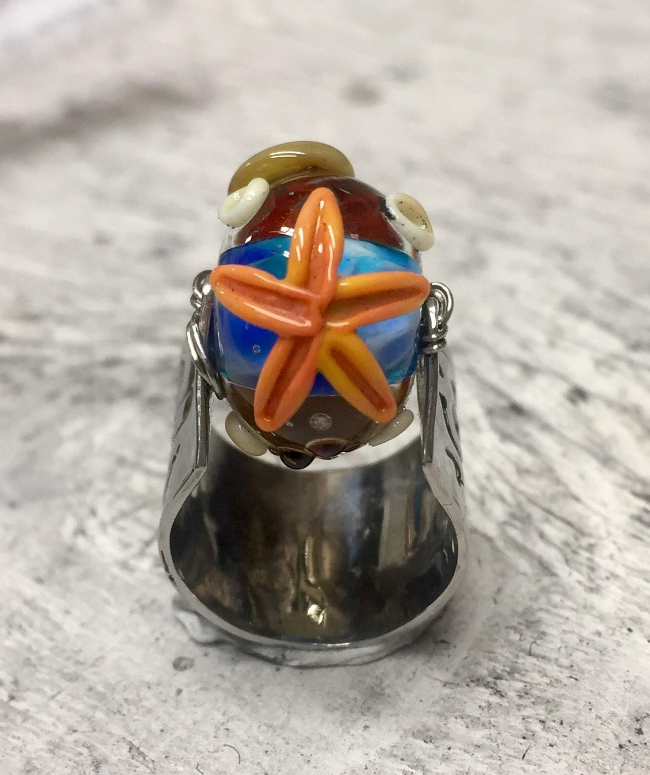 Stethoscope ID Ring Custom Stamped with a Beautiful Artisan Etsy