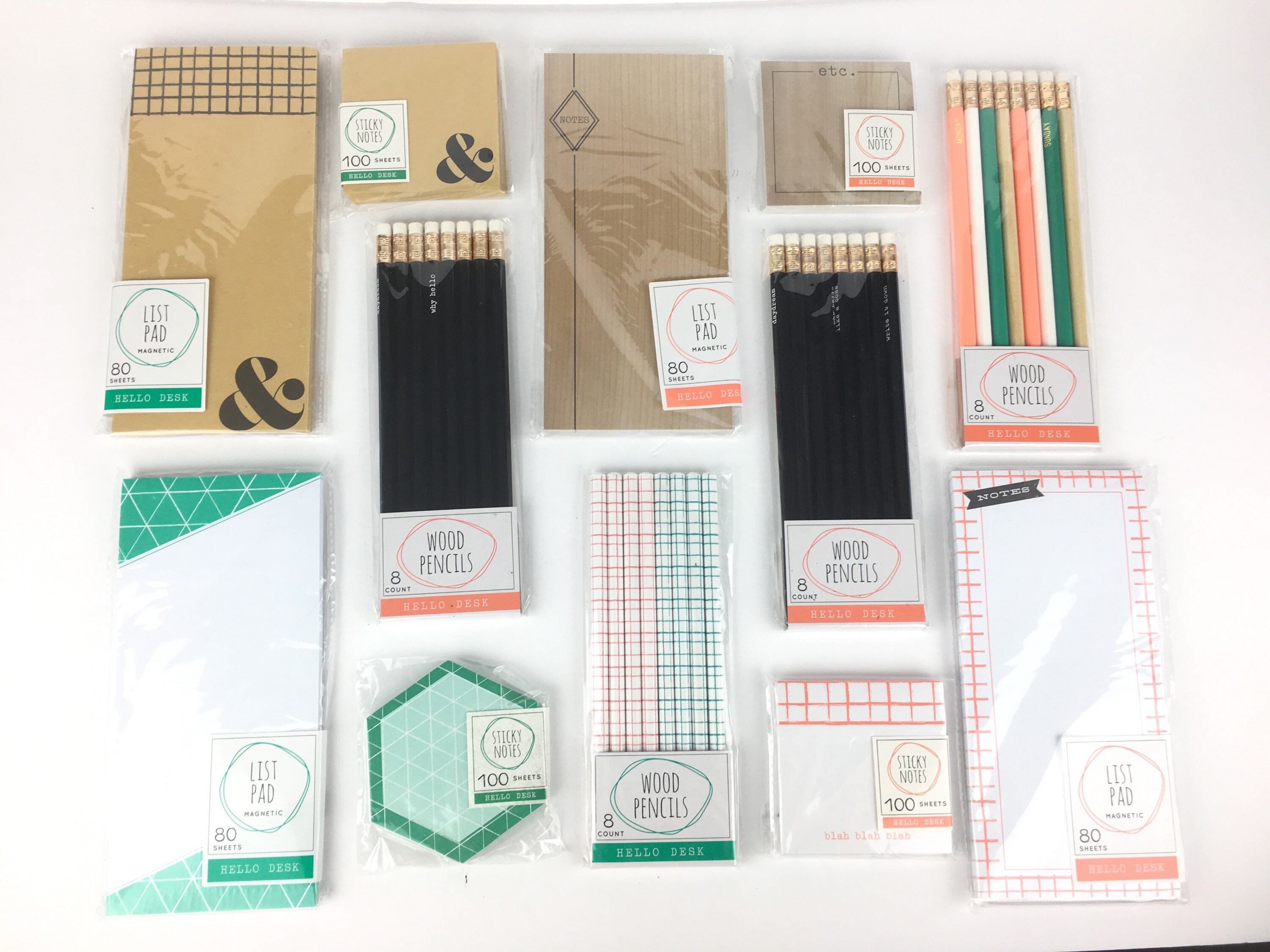 Target Dollar Spot Planner Kit Stationery Set Hello Desk Etsy