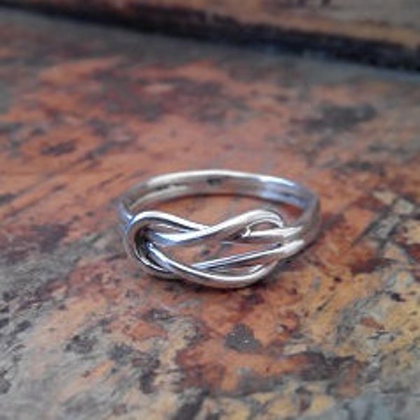 Hercules knot ring,Silver knot ring ,Knot ring ,Commitment ring, love ring,simple ring,purity ring,friendship ring,eternal love