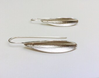 Olive leaf earring, leaves earrings, bridesmaid gift, silver leaves earrings, wedding gift, sterling silver leaves, gift for her,