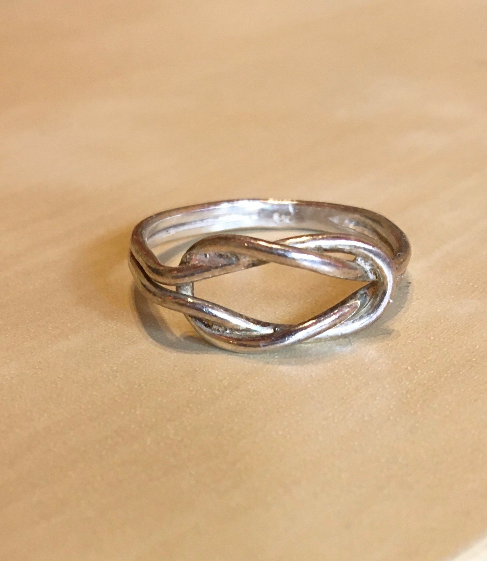 Hercules Knot Ringsilver Knot Ring knot Ring commitment - Etsy