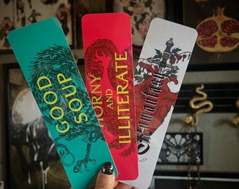 Romantasy Inspired Bookmarks | Bookmark