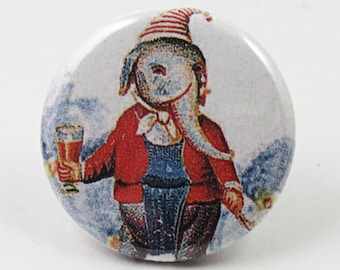 Celebrating Elephant - 1.25" button