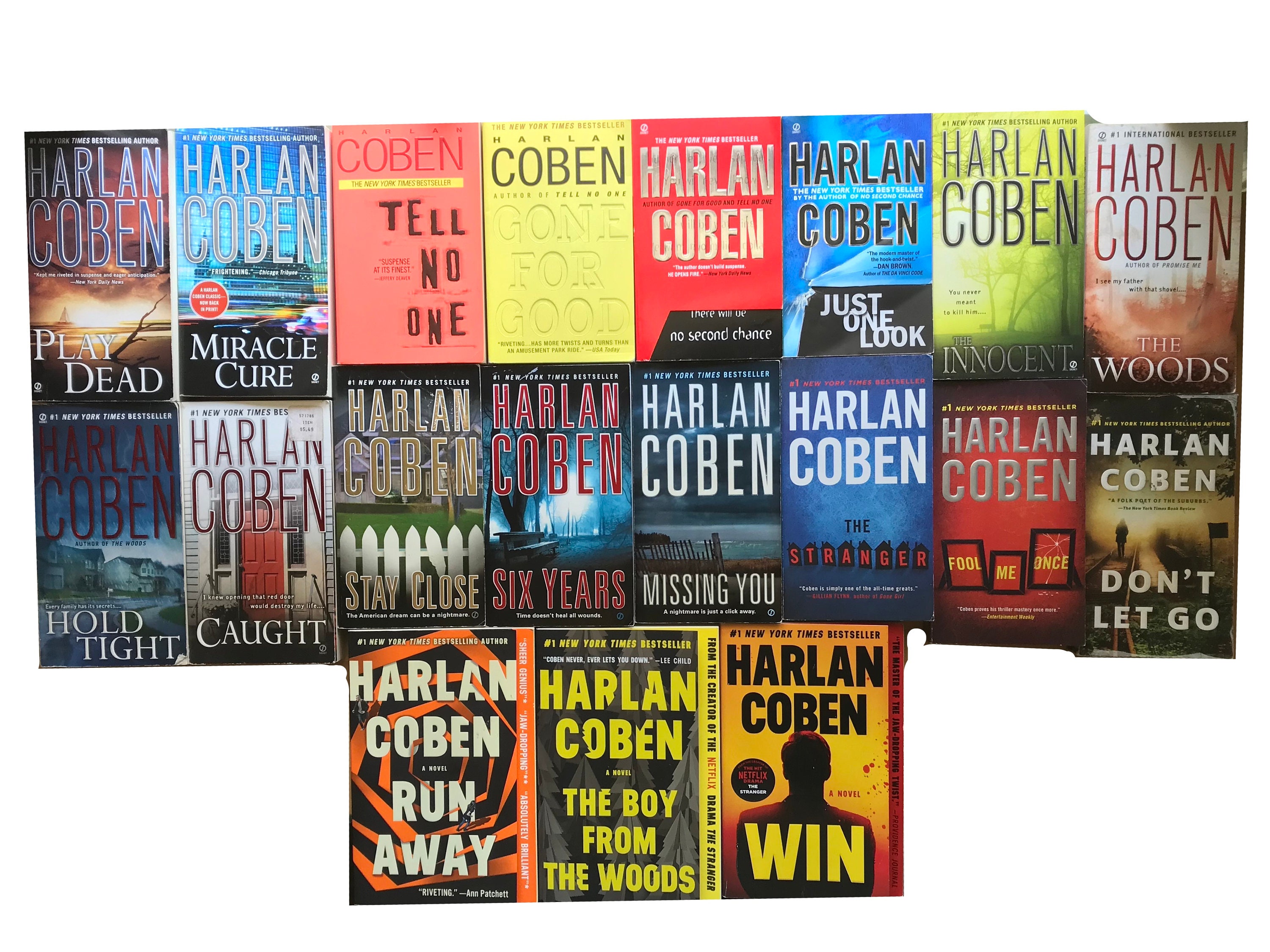 Harlan Coben 19 Book Set All of His Stand Alone Novels and His Two Latest -   Italia