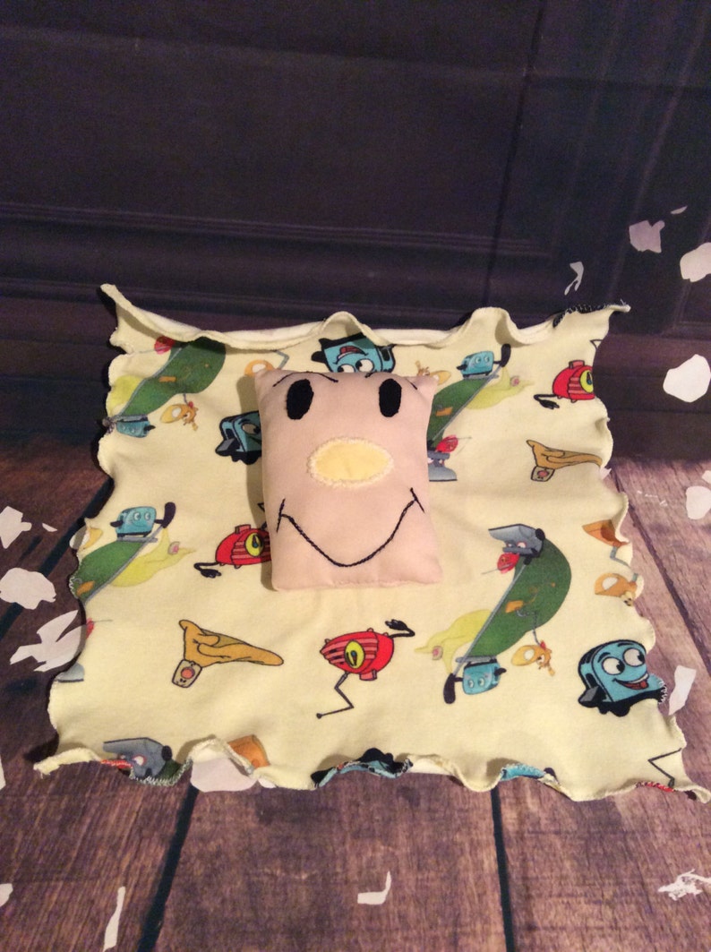 Brave Little Toaster and Friends Plush Security Blanket Blanky Blankie