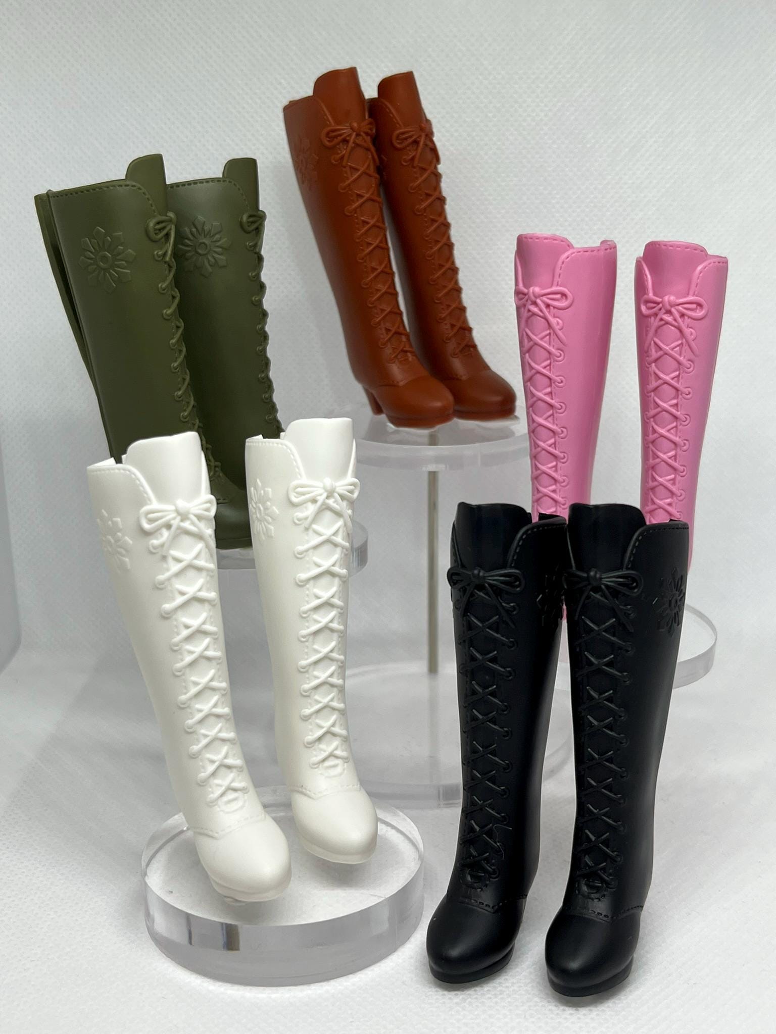 Black Knee High Barbie Doll Boots - Etsy Black Knee High Barbie Doll Boots - Etsy