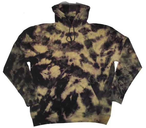 Tie Dye Hooded Sweat Shirt Bleach