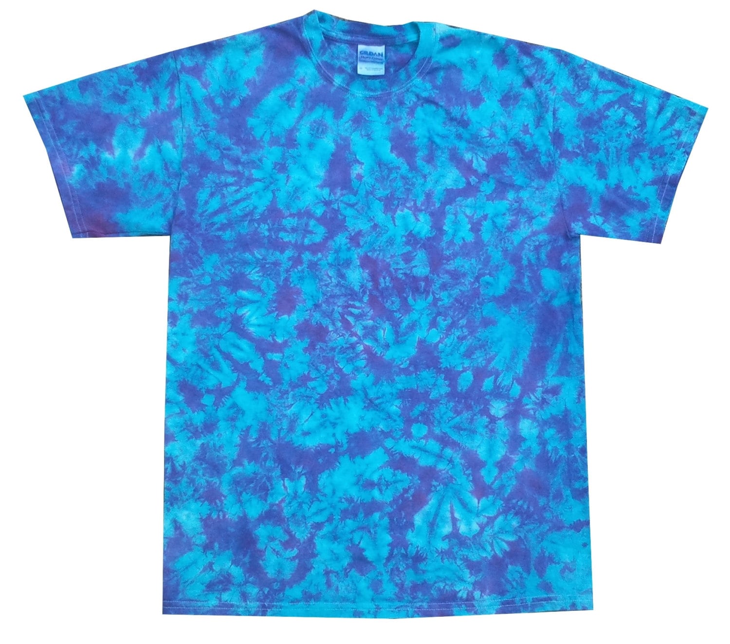 Blue and Purple Srunch Tie Dye T Shirt Hand Dyed in the U.K - Etsy UK