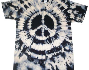 Acid Wash CND Peace dye t shirt, hand crafted in the U.K