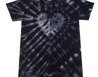 Dark Heart tie dye t shirt, hand dyed in the U.K