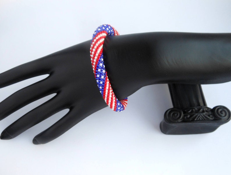 4th July usa bracelet american flag bracelet patriotic jewelry usa flag jewelry patriotic 4th july ornament unisex jewelry Gift for american