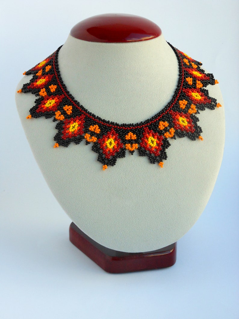 mexican beaded necklace