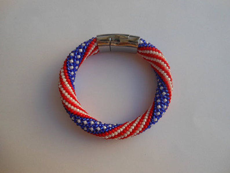 4th July usa bracelet american flag bracelet patriotic jewelry usa flag jewelry patriotic 4th july ornament unisex jewelry Gift for american