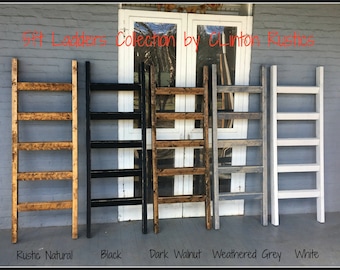 Blanket Ladder | Made in the USA | Rustic Furniture | Quilt and Blanket Storage | Gifts for Her | Housewarming | 2024 Handmade Wooden gift