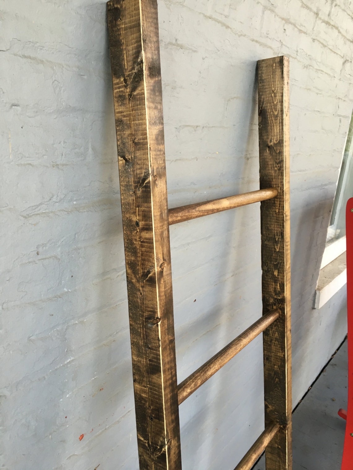 5ft X 21 round Blanket Ladder Round Rungs Hand Etsy