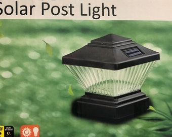 Solar Post light for Towel Tree