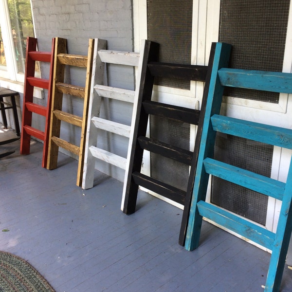 Blanket Ladder | 4ftx23  | Rustic Decor | Nursery Decor | Farmhouse Decor