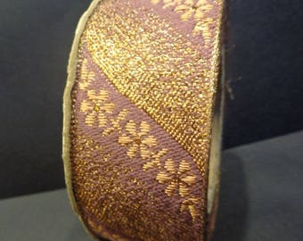 Ribbon Sari Border purple 39 mm India sewing