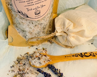 Relaxing Herbal, Botanical Blend, Bath Salts Soak