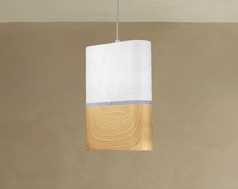 Luces colgantes blancas para la iluminación de la isla de la cocina Lámpara de araña de luz colgante de madera escandinava Iluminación colgante para luces colgantes de cocina