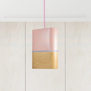 Pink pendant lights for kitchen island lighting Pendant lighting for kitchen island Kitchen pendant lights Scandinavian wooden pendant light