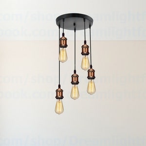3 Bulb Cluster Pendant Lighting - Etsy