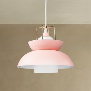 Pink pendant lights for kitchen island Pendant lighting for kitchen island lighting Kitchen pendant lights Art deco pendant light chandelier