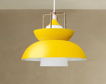 Yellow Pendant Lights for Kitchen Island Pendant Lighting for