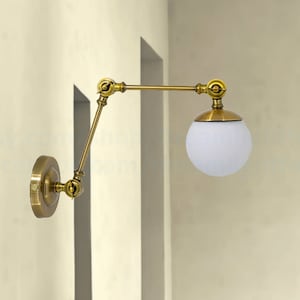 Bronze swing arm sconce Wall lights adjustable arm sconce Wall lights vintage Swing arm wall light sconce Wall Sconce Retro sconce light