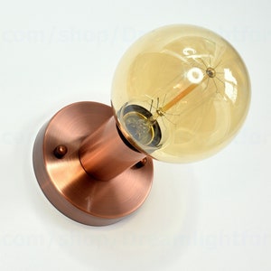 Old copper Wall Sconce / Ceiling light fixture Minimalist Plug-in switch sconce Wall-mounted Bathroom vanity wall light sconce Wall lamp
