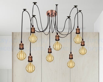 copper dining room light