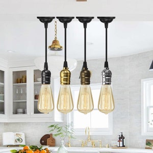 Minimal Pendant Lighting Hanging lamp Custom single Pendant light Bespoke Hanging light Bar counter light Kitchen island Breakfast bar light