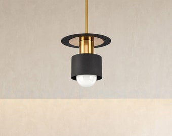 Black & brass pendant light for kitchen island light Pendant lighting for kitchen Pendant lamp shade Contemporary light Kitchen Bar lights